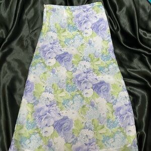 GIRLS FLORAL SPRING MAXI HARTSTRINGS SKIRT